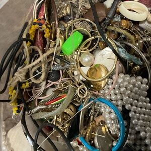 6 lbs of junk jewelry